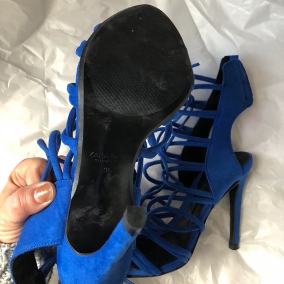 Zara Lace Up Heels - Picture 6 of 6